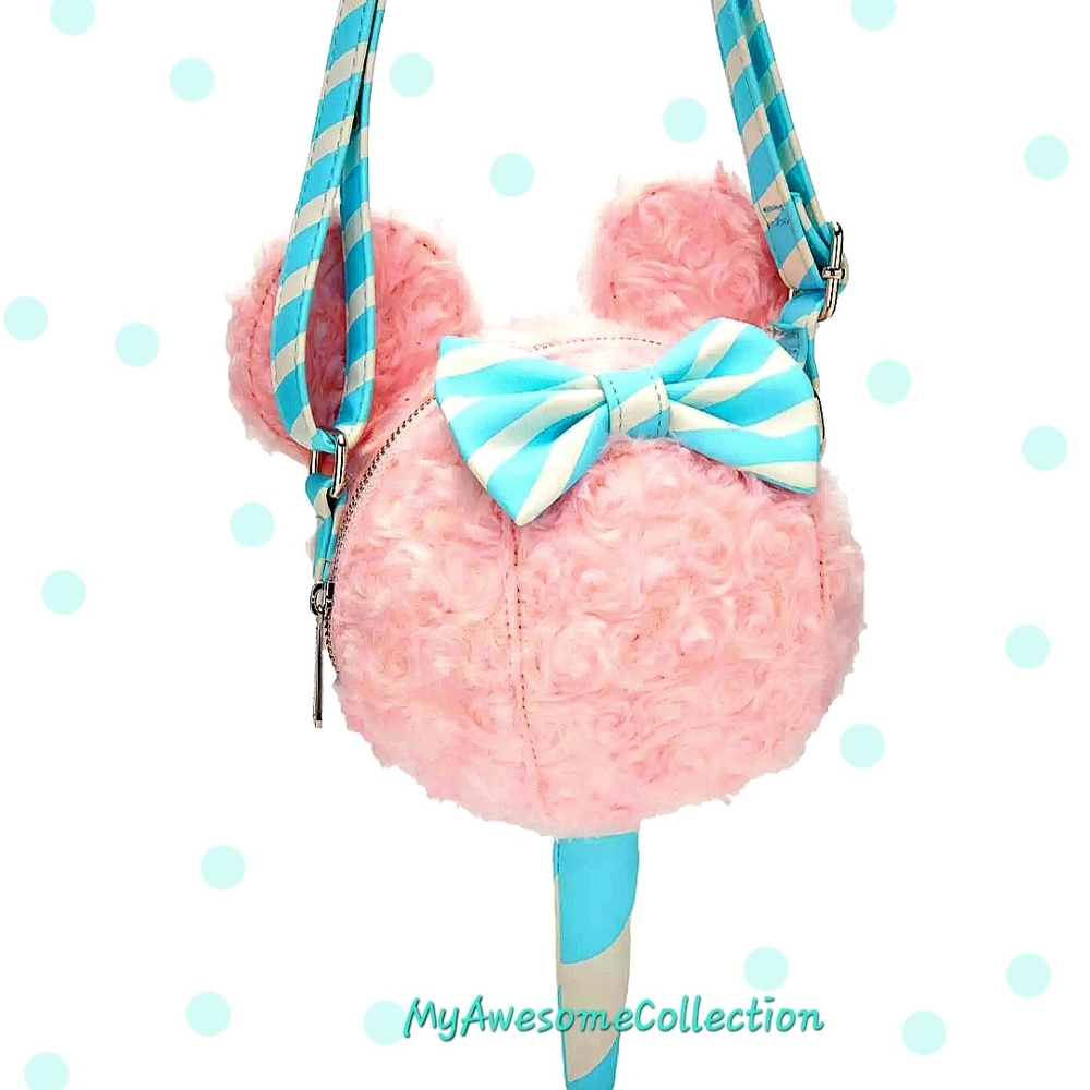 Minnie Mouse Cotton Candy Loungefly Disney Crossbody — Rare Exclusive